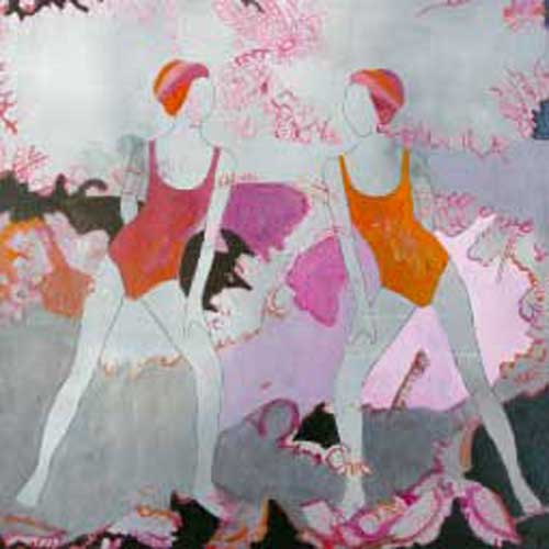 Acryl auf Holz
